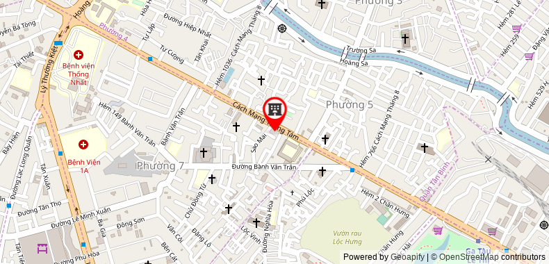 Map go to Khang Tin Service Trading Business Company Limited