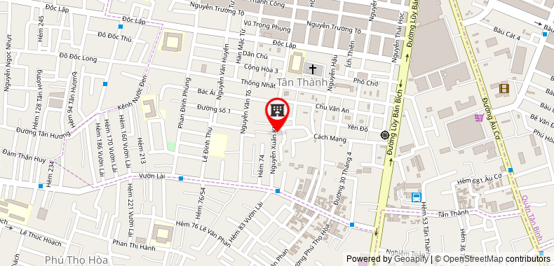 Map go to Tan Thuan Phong Business Joint Stock Company