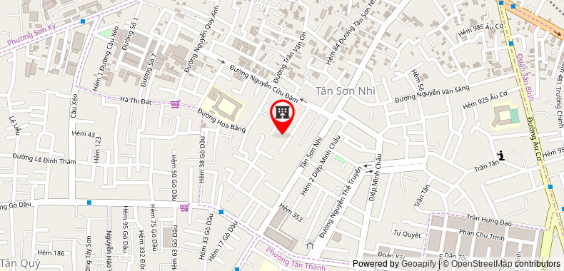 Map go to Thong Thanh Dat Company Limited
