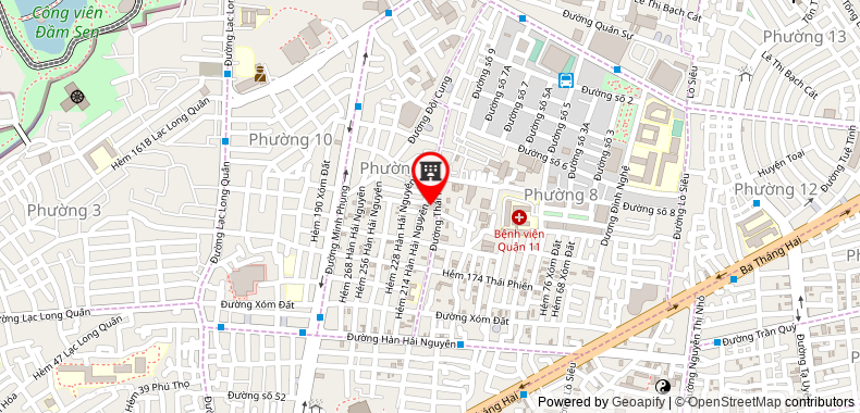 Map go to Representative office of  Long Dang in Ho Chi Minh City Trading Production Company Limited