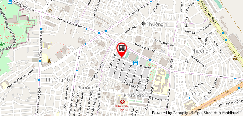 Map go to Phu Minh Trading Production Company Limited