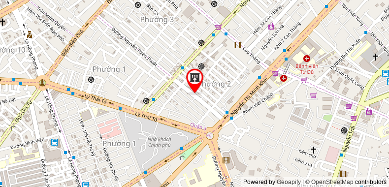 Map go to Hoang Thanh Thuy Trading Company Limited