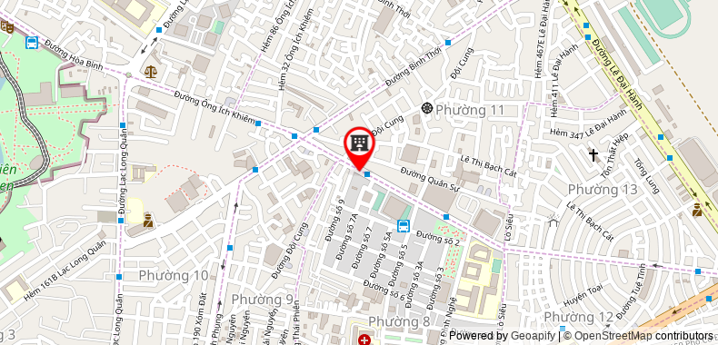 Map go to Duc Duy Technology Joint Stock Company
