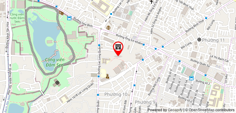 Map go to Kinh Mau Hoa Binh Company Limited