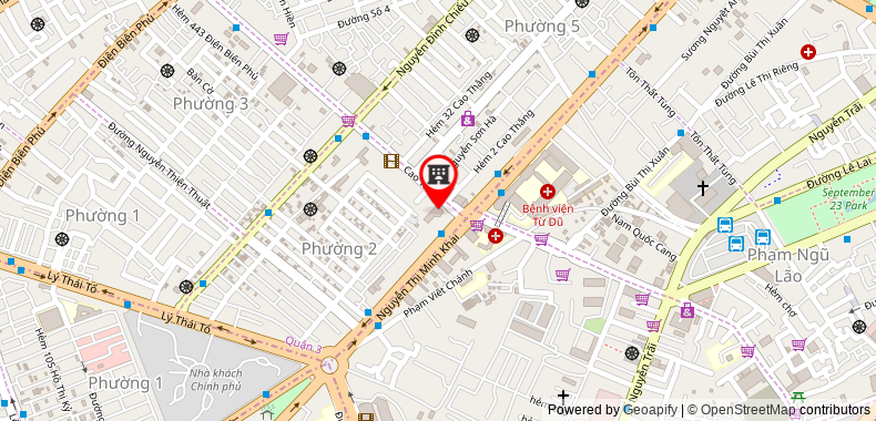 Bản đồ đến HTX Thương Mại Đô Thành