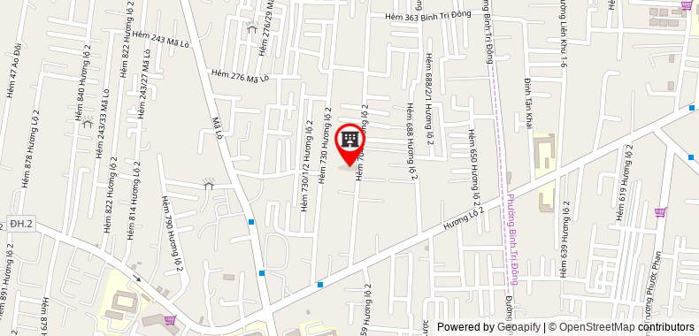 Map go to Phong Anh Service Joint Stock Company