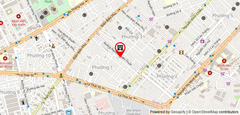 Map go to Luu Hue Construction - Production - Trading - Investment Co., Ltd.