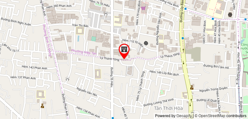 Map go to Thien Long Sport Service Company Limited