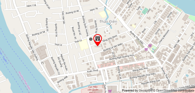 Map go to Representative office of Metrostav A.S (Czech) in TP Ho Chi Minh