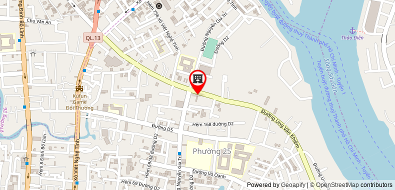 Map go to Minh Quang Phu Investment - Construction Joint Stock Company