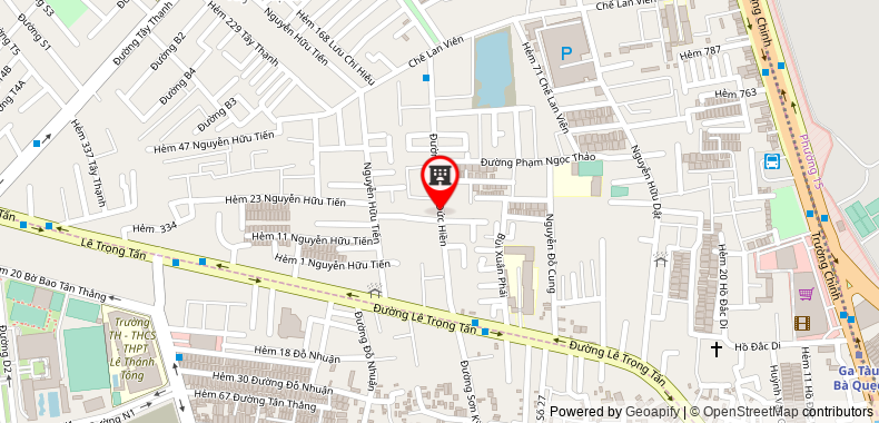 Map go to Thuy Hang Hotel Service Trading Company Limited
