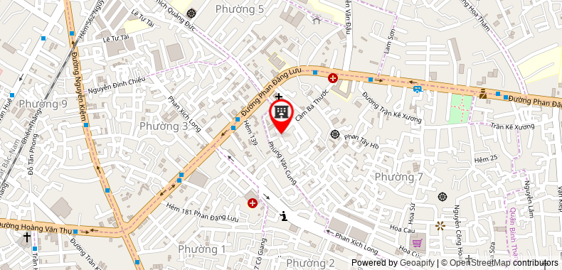 Map go to Hoang Liem Minh Service Trading Production Company Limited