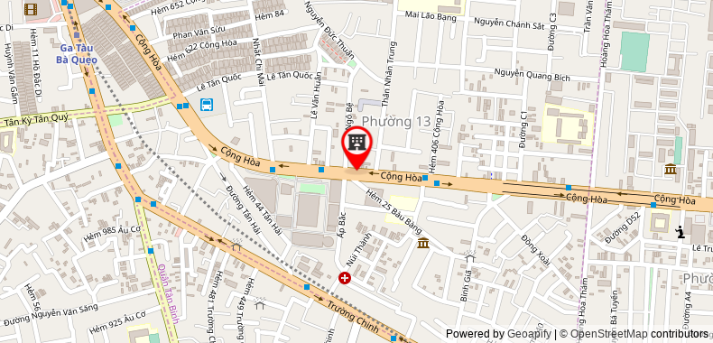 Map go to Trong Tin Medical Service Investment Joint Stock Company