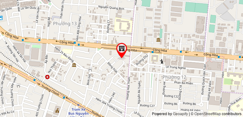 Map go to Duong Phong Import Export Service Trading Production Company Limited
