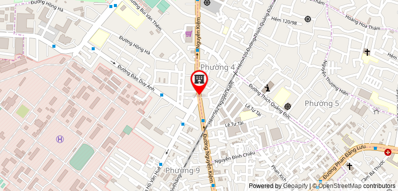 Map go to Toan Thang Construction Trading Investment Company Limited