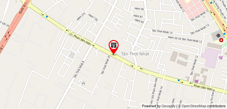 Map go to VietNam Uniben Food Industry Joint Stock Company