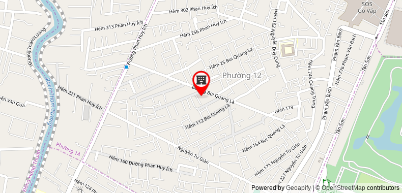 Map go to Thien Phu Trong Garment Company Limited