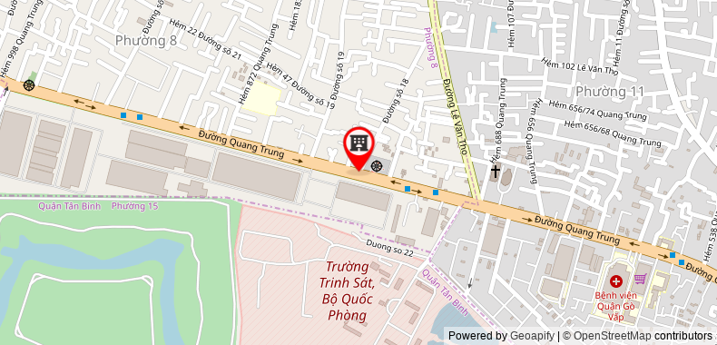 Map go to Tan Hung Dat Company Limited