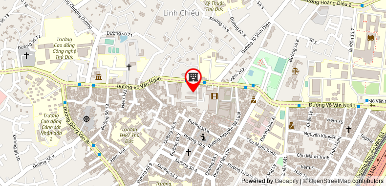 Map go to Karaoke Hoang Lam Restaurant Company Limited