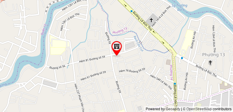 Map go to Truong Phong Trading Service Manufacturing Company Limited