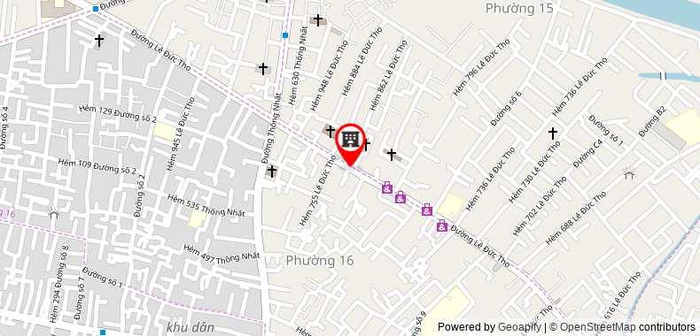 Map go to Vo Thi Sau Elementary School