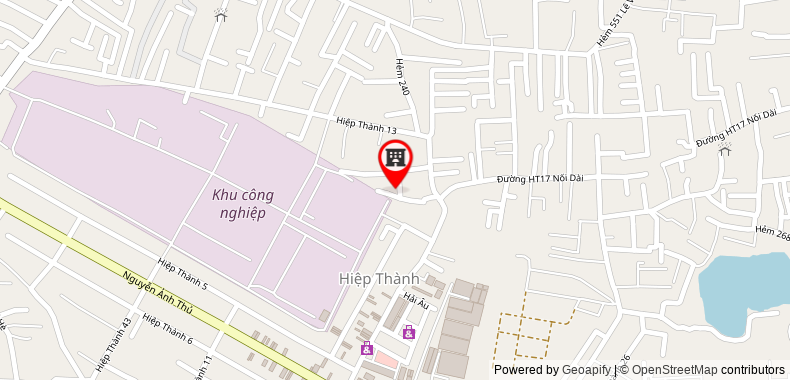 Map go to Thien Anh Trading Service Import Export Company Limited