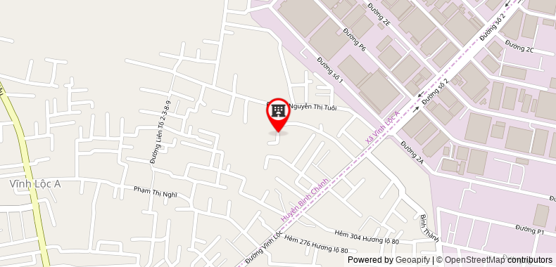 Map go to Hoang Tha Laundry Company Limited