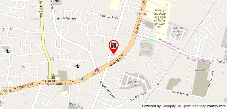 Map go to VietNam Martial Arts Development And Training Joint Stock Company