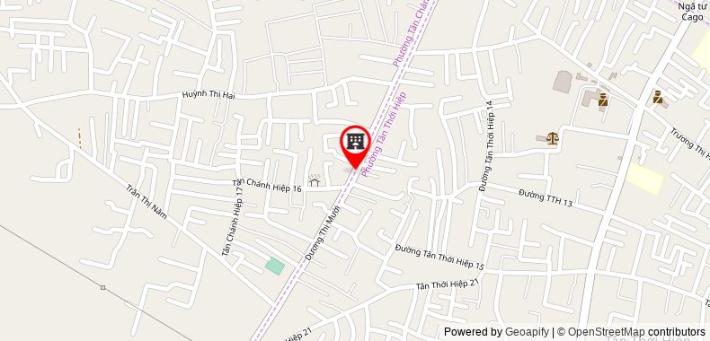 Map go to Tam Dang Academi Inkjet Tatttoo, Eyelash Extensions Service Company Limited