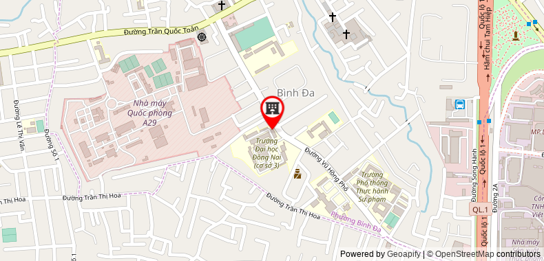 Map go to Nga An Binh Company Limited