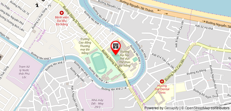 Map go to Xkld in Da Nang-Dia Diem  CP Viet Nhat Ban Human Resources Company Business Human Resources Training Center