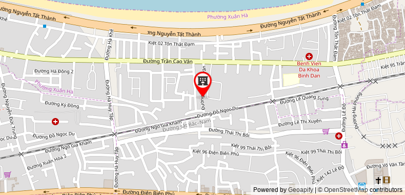 Map go to Representative office of Mien Trung Tay Nguyen Hc Smart Parking Technology Development And Joint Stock Company