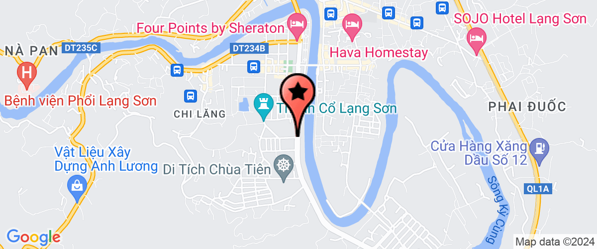 Map go to Lien doan lao dong Lang Son Province