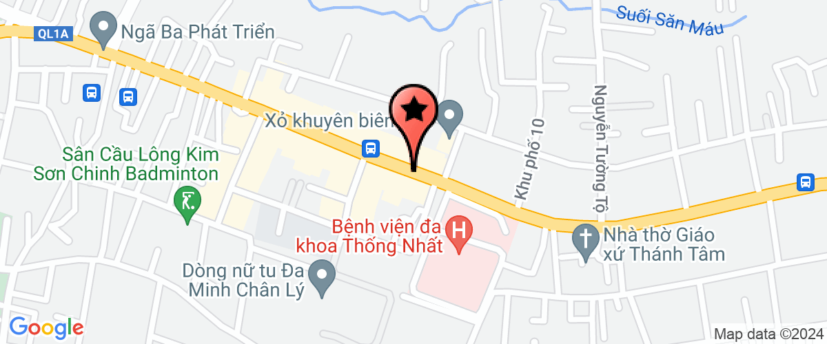 Map go to Pho Xinh Construction Trading Company Limited