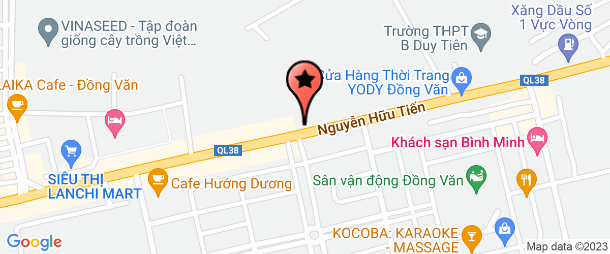 Map go to Toan Thang Ha Nam Company Limited