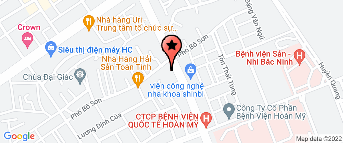 Map go to Duc Anh Trading Services And Investment Company Limited