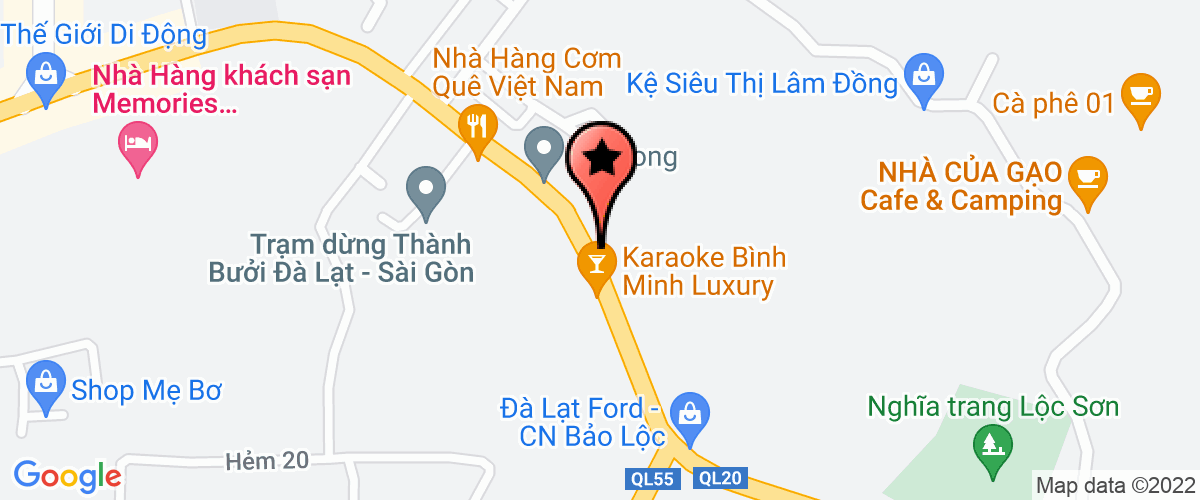 Map go to Van Tien Private Enterprise