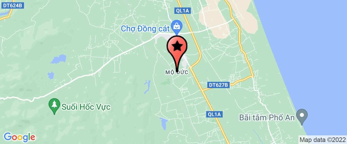 Map go to Truong mam Non Mo Duc District
