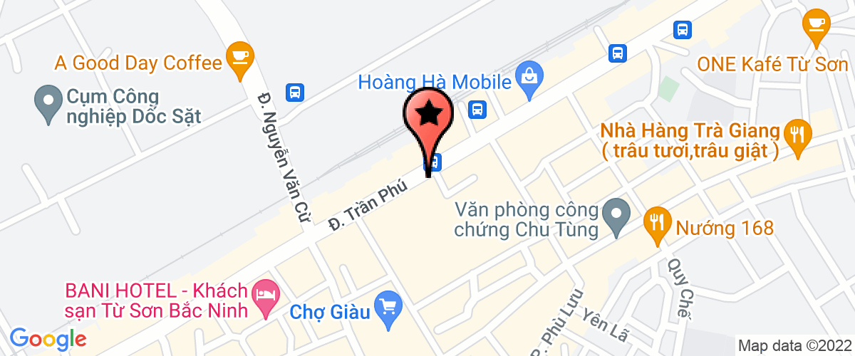 Map go to Chi Cuc Thi Hanh an Dan Su Thi Xa Tu Son
