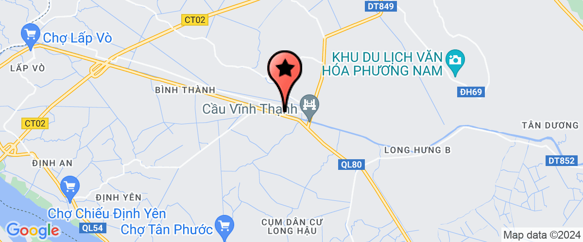 Map go to Vinh Thanh 1 Elementary School