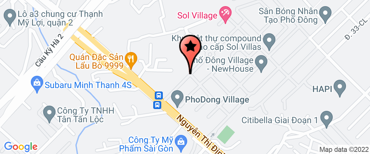 Map go to Tin Nghia Real Trading Service Company Limited