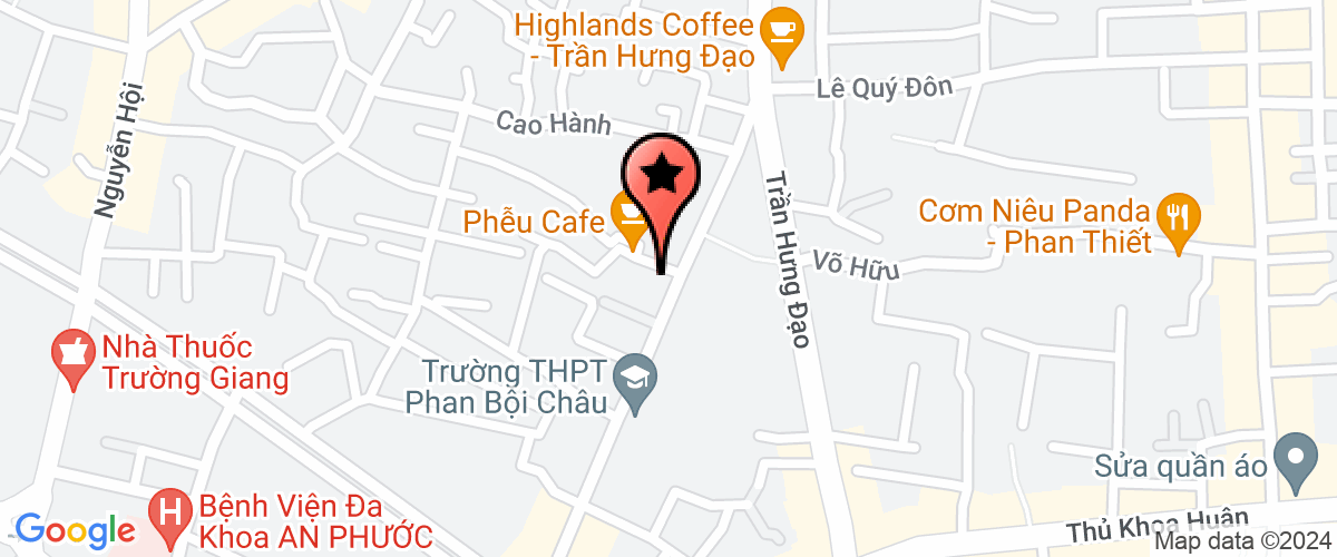 Map go to Cap Dai Duong Xanh Drainage Company Limited