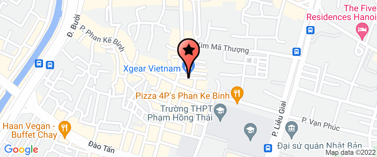 Map go to Nha Dep  Phong Thuy Ngan Duc Consultant And Design Company Limited