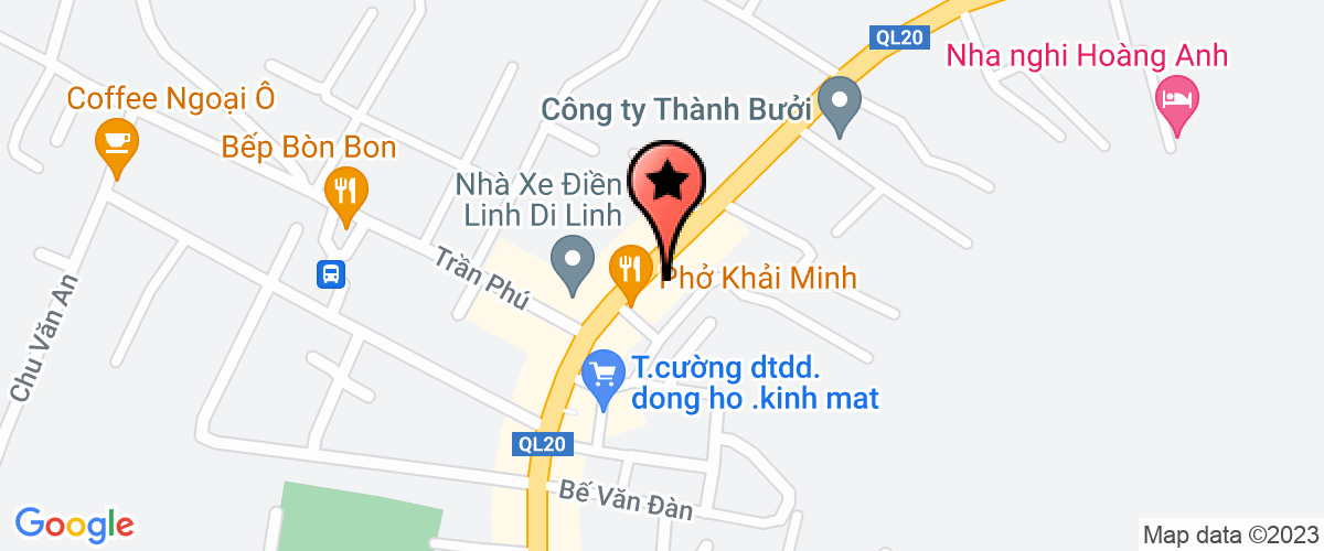 Map go to Khanh Tri Bao Company Limited