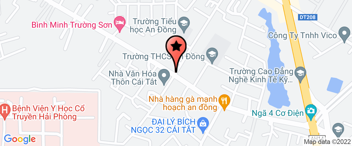 Map go to Quang Minh Dai Limited Company