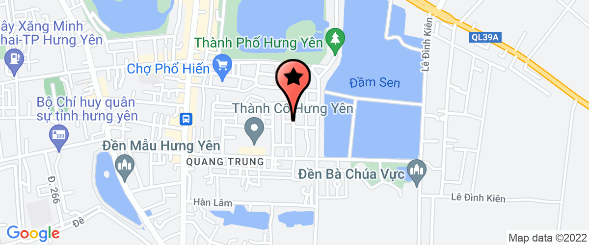 Map go to Hoi chu thap do Hung Yen Province