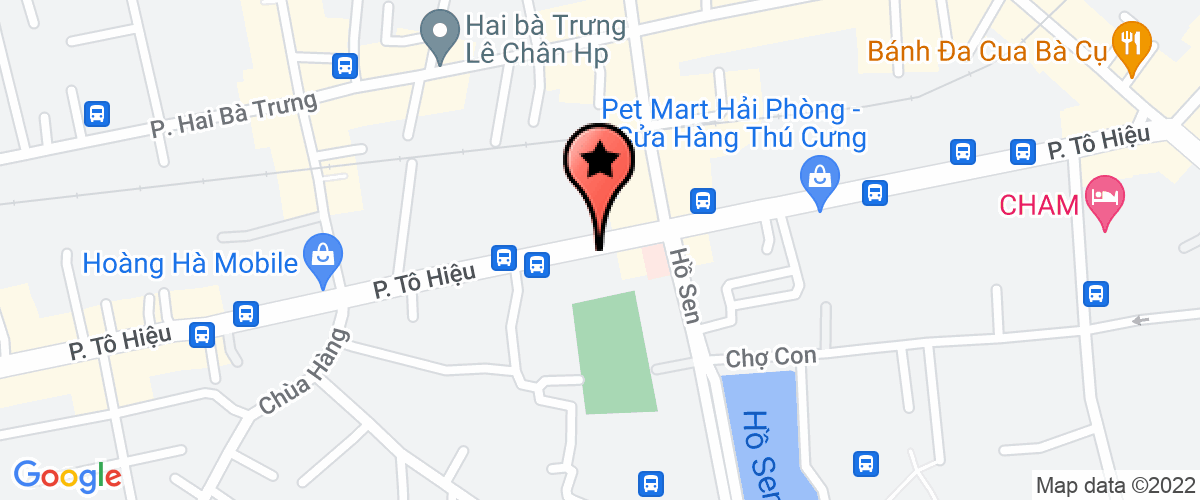 Map go to Hai Phong Electric Vehicles Joint Stock Company