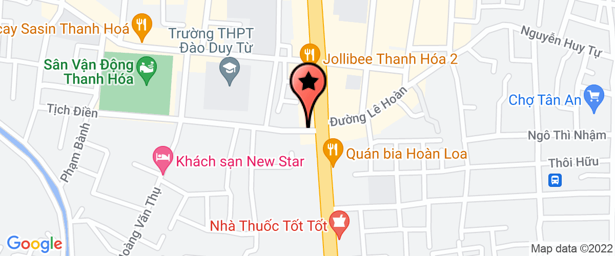 Bản đồ đến Công Ty TNHH Tm & Xd Sơn Nhà Đẹp