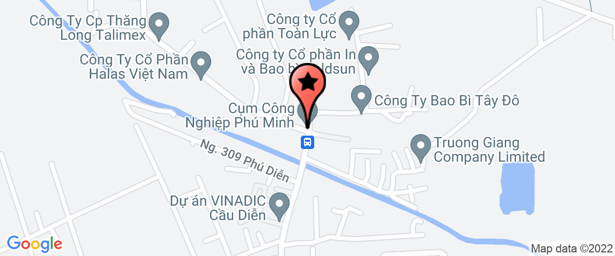 Map go to Thien Hong Food Process Joint Stock Company