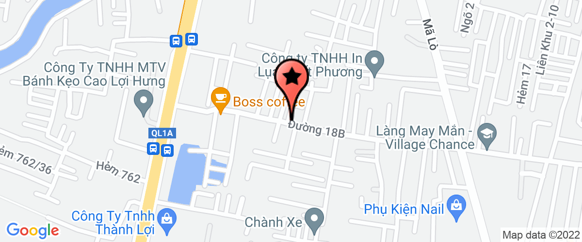 Map go to Phuong Huy Trade and Production Investment Company Limited
